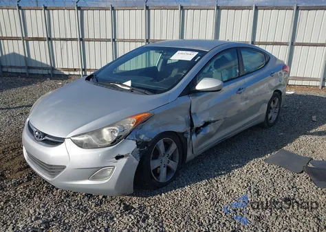 2012 Hyundai Elantra Gls z USA, uszkodzony, nr VIN 5NPDH4AE2CH142109
